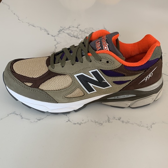 New Balance 990v3 Khaki Orange by Teddy Santis - Picture 9 of 10